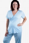 Cosmic Clothing Nursing Pyjamas Blue Plus Size